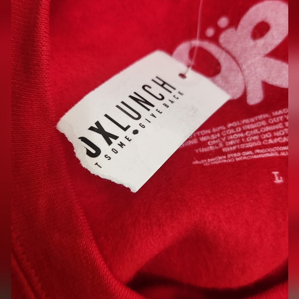 Olivia Rodrigo Guts Tonal Red Sweatshirt - Picture 5 of 6